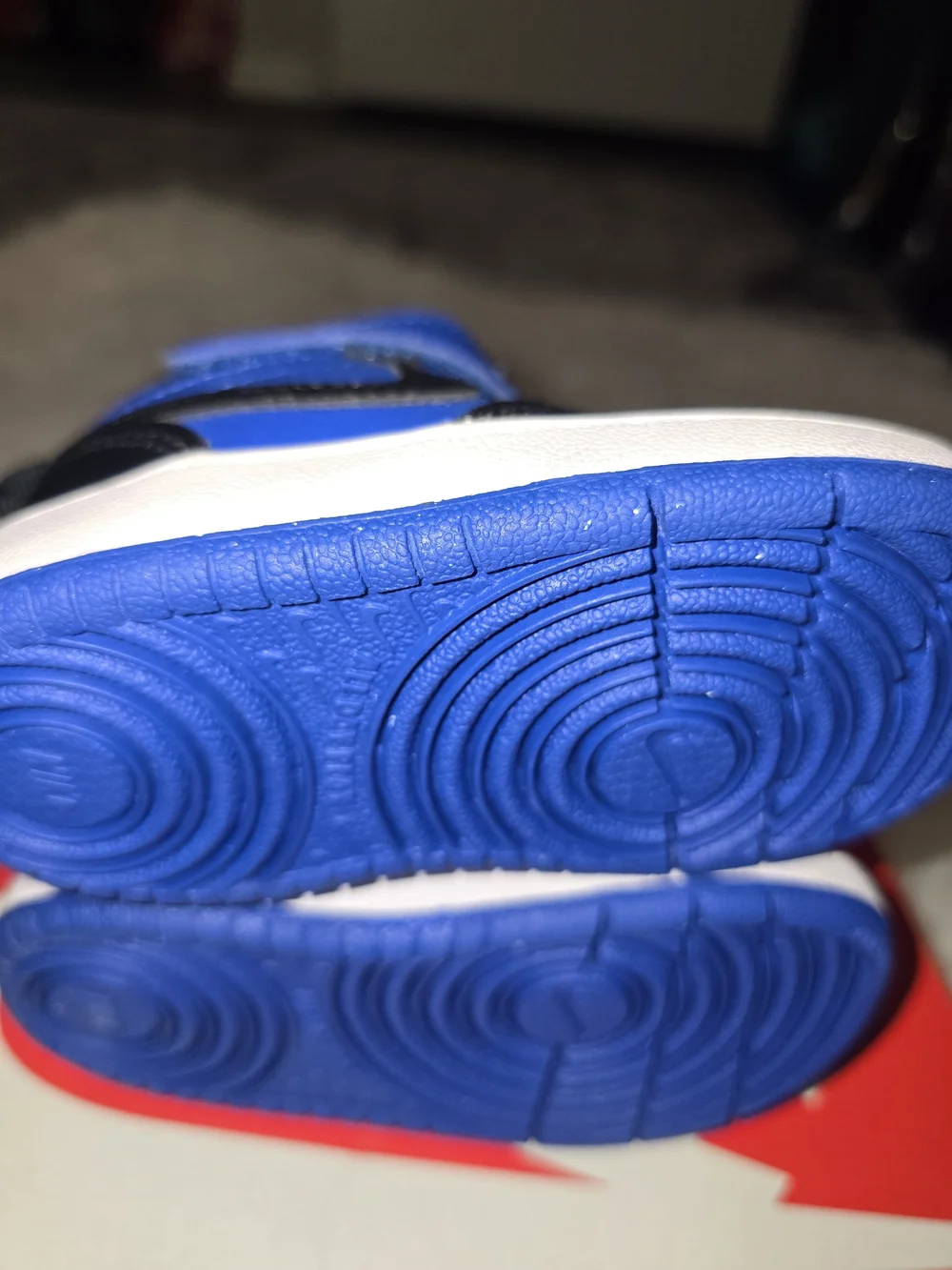 Nike Kids' Blue and Black High-Top Sneakers
